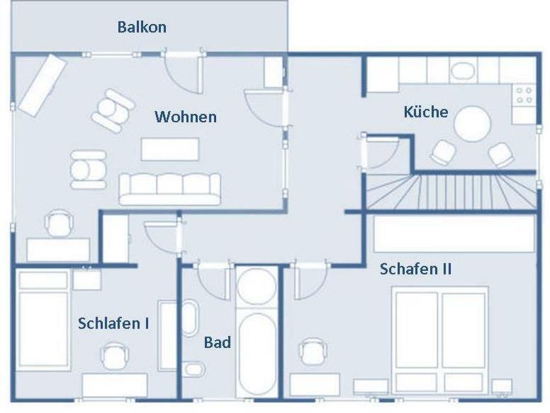 Apartament Bergblick Ludinghausen Zewnętrze zdjęcie